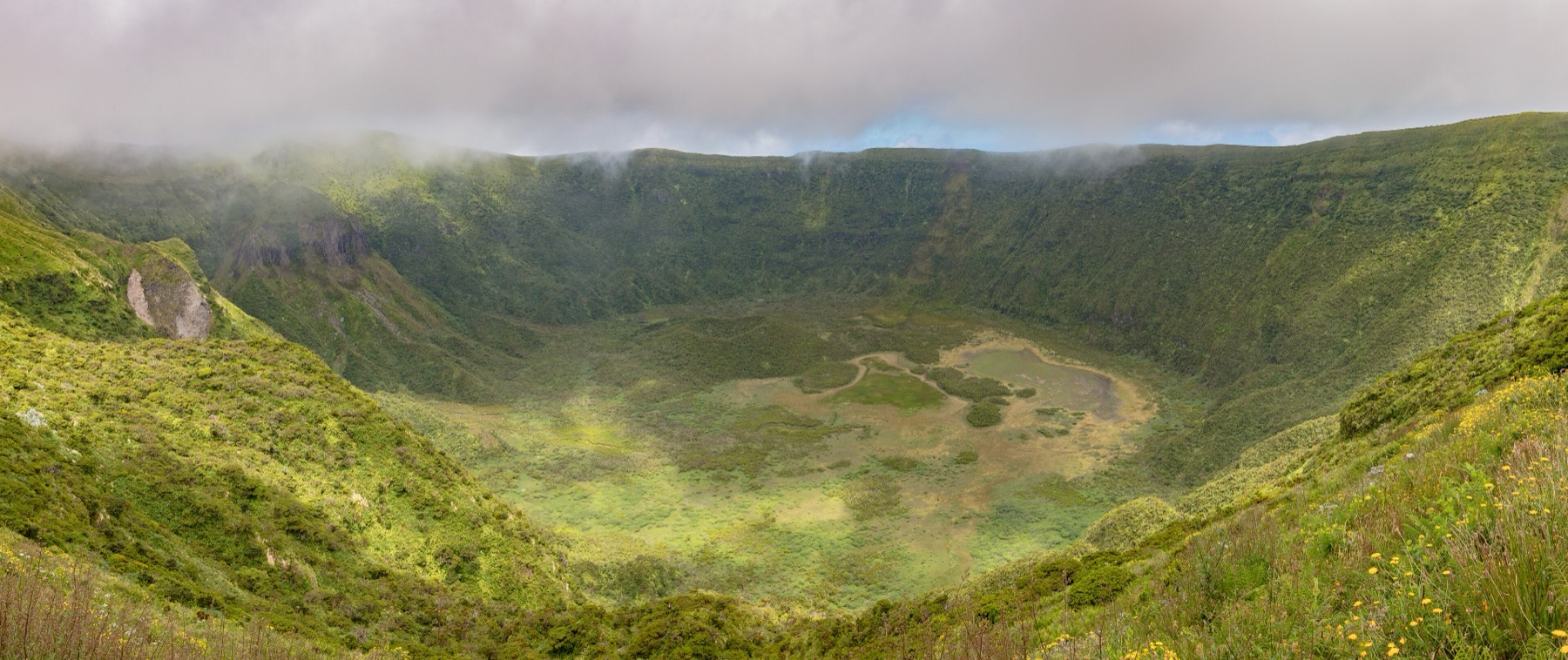 The Caldeira crater on Faial