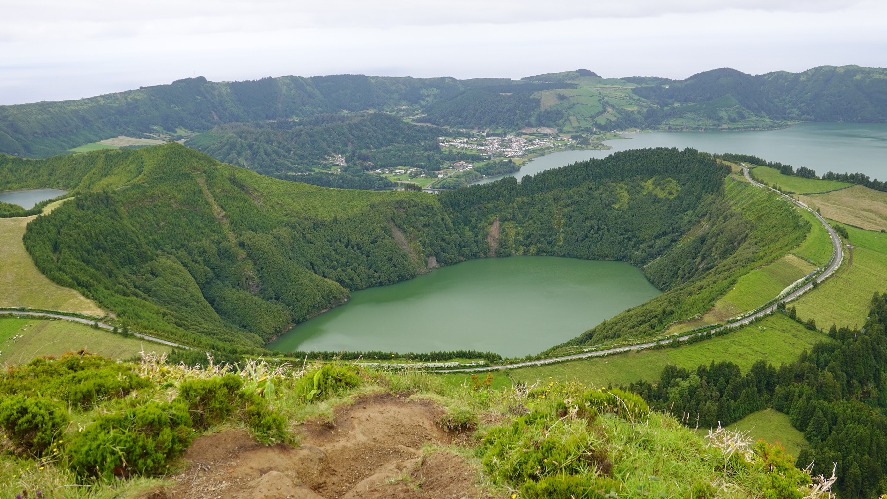 The crater lakes of Sete Cidades on São Miguel