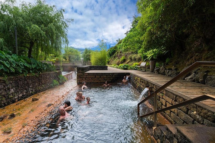 São Miguel Azores: Furnas Evening Thermal Baths with tickets