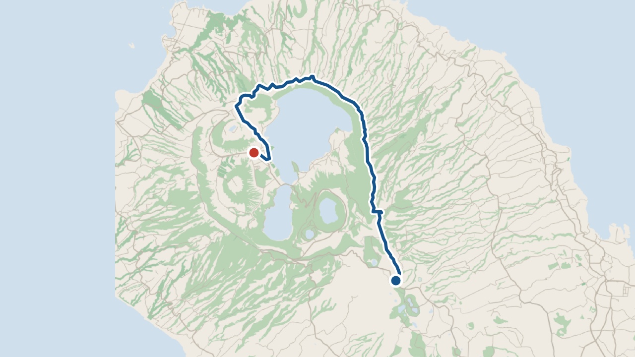 Map of the Mata do Canário walk (PR04SMI) on São Miguel: from Mata do Canário to São Nicolau church