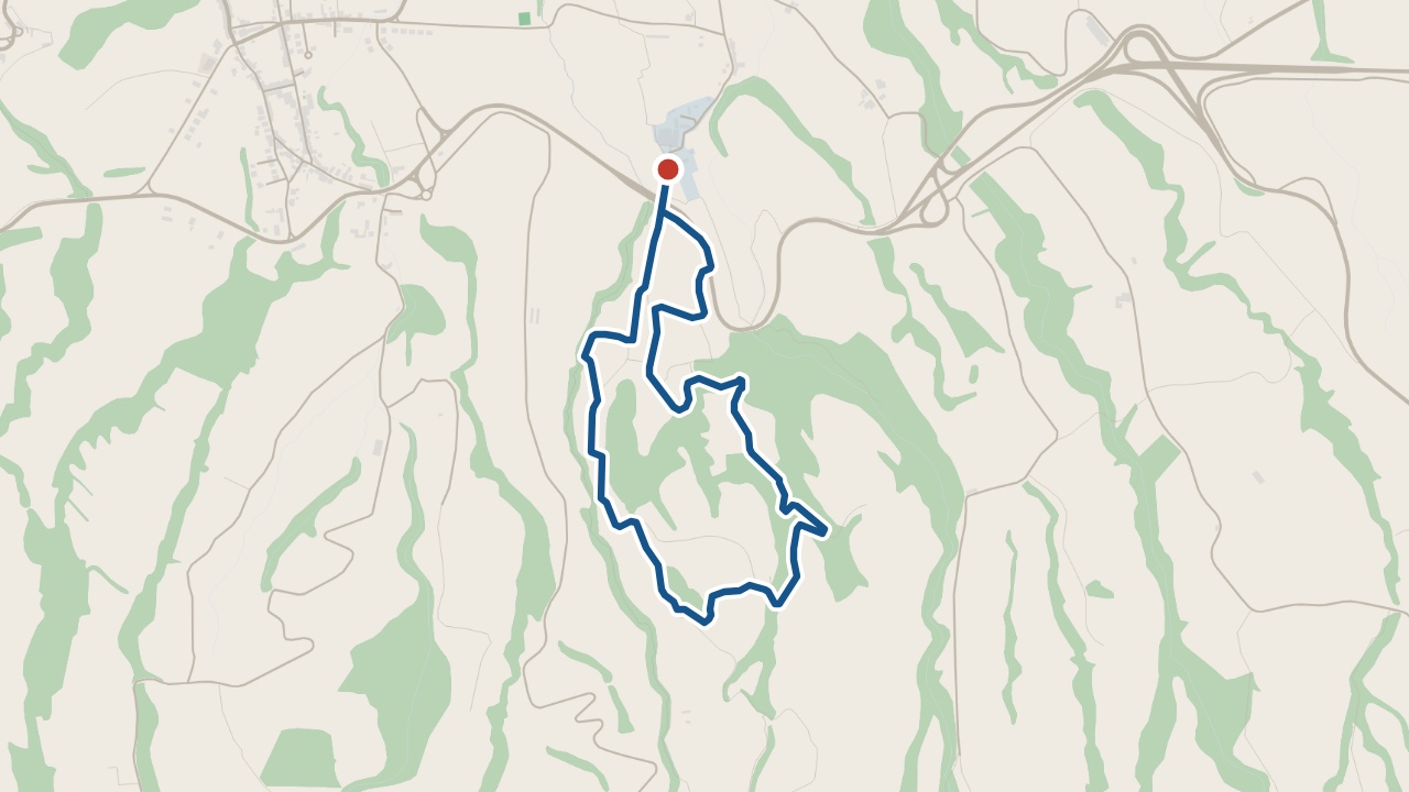 Map of the Chá Gorreana walk (PRC28SMI)