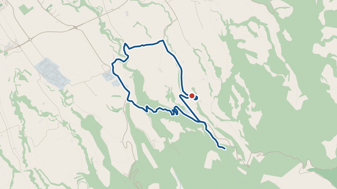 Map of the Caldeiras da Ribeira Grande to Salto do Cabrito walk (PRC29SMI)