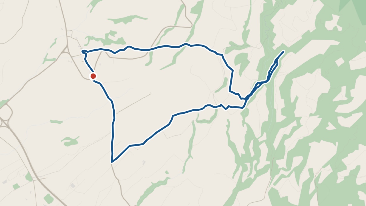 Map of the Rota da Água to Janela do Inferno walk (PRC37SMI) on São Miguel: the circuit from Casa da Água